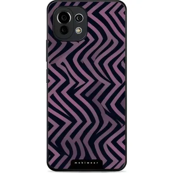 Pouzdro na mobilní telefon Lesklý kryt Mobiwear Glossy - Xiaomi 11 Lite 5G NE / Xiaomi Mi 11 Lite - GA55G Fialové klikyháky (Prémiové lesklé pouzdro, obal, kryt Mobiwear Glossy na mobil Xiaomi 11 Lite 5G NE / Xiaomi Mi 11 Lite - GA55G Fialové klikyháky, materiál Plast + TPU silikon