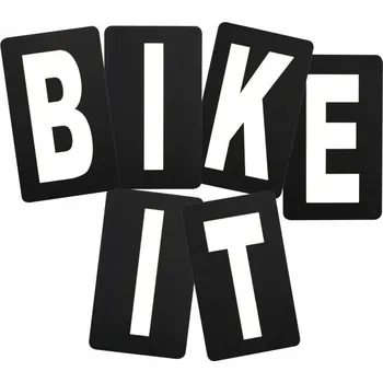 Náhradní bílé písmeno pro BikeTek pit board - H PITBLETTERWHITE