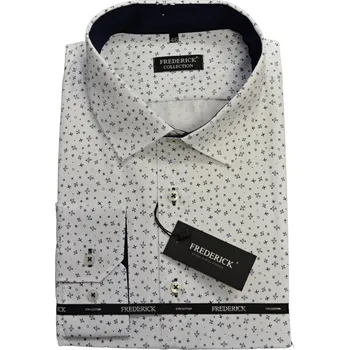 Pánská košile Pánská košile s dlouhým rukávem - střih REGULAR - vzor F301 - 46