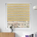 FEXI Zatemňovací Roleta Den a noc, Oriental tmavý rákos, AA 106n v POLO kazetě, 150x30 cm