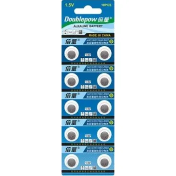 Článková baterie 10x DOUBLEPOW AG7 LR57 1.5V alkalické baterie