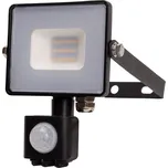 Černý LED reflektor 10W s pohybovým čidlem Premium - Denní bílá - LED Solution - 437 - 437