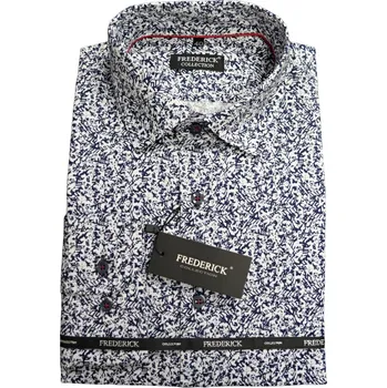 Pánská košile Pánská košile s dlouhým rukávem - střih REGULAR - vzor F421 - 48