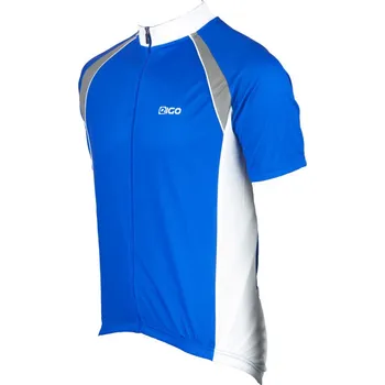 cyklistický dres Eigo Logic pánský cyklistický dres s krátkým rukávem modro/ bílý - XXL JRSMLOGICBLUE