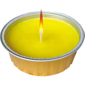 Svíčka Mr.FIRE citronelová repelentní svíce v hliníkové misce 3x10 hod