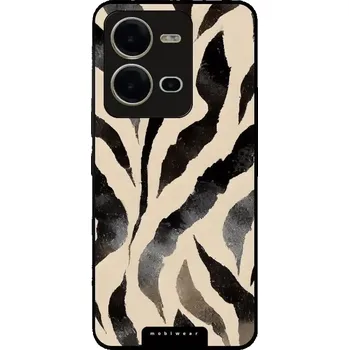 Pouzdro na mobilní telefon Lesklý kryt Mobiwear Glossy - Vivo X80 Lite - GA53G Zebří (Prémiové lesklé pouzdro, obal, kryt Mobiwear Glossy na mobil Vivo X80 Lite - GA53G Zebří, materiál Plast + TPU silikon - krytí po všech stranách, neošoupatelný potisk, tenké provedení, možnost)