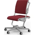 Dětská rostoucí židle Moll SCOOTER šedá konstrukce Potah Moll: red