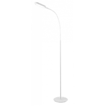 Stojací lampa NIPEKO 9900036 Stojací stmívatelná LED lampa, 10W, teplá-studená bílá, 140cm, bílá