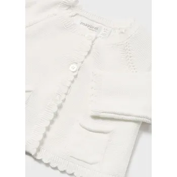 Oblečení a móda Dívčí svetr Mayoral 1376 smetanový Rozměr: 1 - 2 měsíce, 60 cm