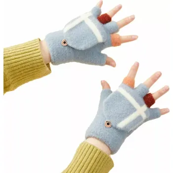Rukavice Dámské a dětské zimní rukavice na dotykový displej mobilu - modré (Hezoučké rukavice Women's/children's winter phone gloves - blue)
