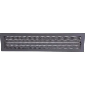 Větrací mřížka LAgrid s.r.o. Větrací mřížka Klasik 80x13 antracit s žaluzií