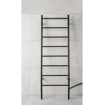 Radiátor PMH Maia elektrický sušák 600 x 1700-1770 mm černá lesk MA1B-RK