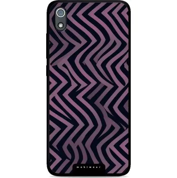 Pouzdro na mobilní telefon Lesklý kryt Mobiwear Glossy - Xiaomi Redmi 7A - GA55G Fialové klikyháky (Prémiové lesklé pouzdro, obal, kryt Mobiwear Glossy na mobil Xiaomi Redmi 7A - GA55G Fialové klikyháky, materiál Plast + TPU silikon - krytí po všech stranách, neošoupatelný potisk,)