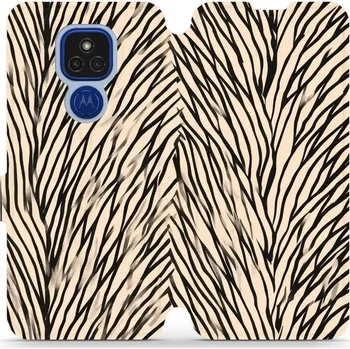 Pouzdro na mobilní telefon Flipové pouzdro Mobiwear - Motorola Moto E7 Plus - VA52S V koruně stromu (Knížkové flip pouzdro, obal, kryt na mobil Motorola Moto E7 Plus - VA52S V koruně stromu, materiál Umělá kůže + TPU - ochrana 360°, stojánek, silikonová vanička, magnetické zavírání