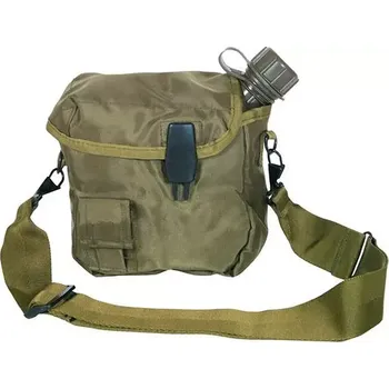 Outdoor vaření Polní láhev U.S. - hranatá 2l oliv (Přesná kopie polní láhve používané v Americké armádě o obsahu cca 1,75l určené pro dlouhé pochody, kde je zapotřebí více tekutin.)