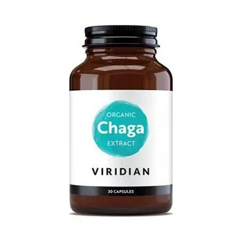 Přírodní produkt Viridian Nutrition Chaga Extract 30 kapslí Organic