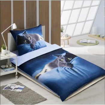 Povlečení 3D povlečení APEX - Černá kočka