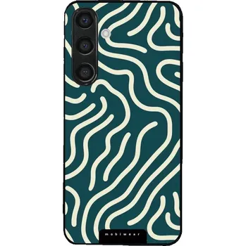 Pouzdro na mobilní telefon Lesklý kryt Mobiwear Glossy - Samsung Galaxy S24 Plus - GA61G Béžové linky (Prémiové lesklé pouzdro, obal, kryt Mobiwear Glossy na mobil Samsung Galaxy S24 Plus - GA61G Béžové linky, materiál Plast + TPU silikon - krytí po všech stranách, neošoupatelný)