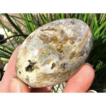 Přírodní kámen Jaspis oceánový leštěný Madagaskar 74g