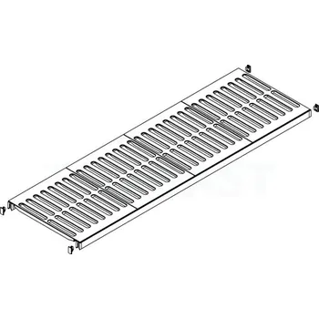 Dílenský regál TOMGAST Police k regálu 600 mm, délka 1094 mm