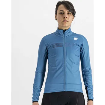 Cyklistická bunda SPORTFUL Cyklistická zateplená bunda - TEMPO W LADY - modrá M