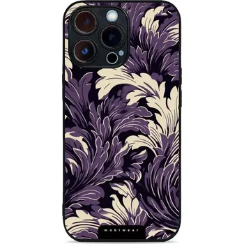 Telefonní příslušenství Lesklý kryt Mobiwear Glossy - Apple iPhone 13 Pro - GA46G Fialové rostliny (Prémiové lesklé pouzdro, obal, kryt Mobiwear Glossy na mobil Apple iPhone 13 Pro - GA46G Fialové rostliny, materiál Plast + TPU silikon - krytí po všech stranách, neošoupatelný)