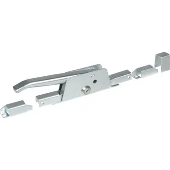 brána IBFM 430C - uzamykatelná páková rozvora vrat a dveří, s protikusy, bez táhel, pozinkováno