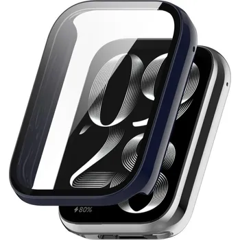 VSECHNONAMOBIL 71875 PC FULL COVER Plastový kryt se sklem pro Xiaomi Smart Band 8 Pro modrý