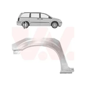 Příslušenství karosérie Boční stěna VAN WEZEL 0733146