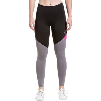 Dámské oblečení Dámské legíny Meatfly Arabel černá/šedá/růžová M