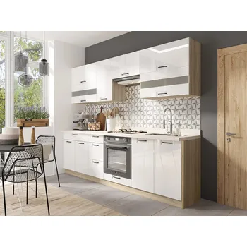 Kuchyňská linka OLIVIA white kuchyňská linka 260 cm