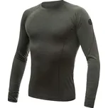 SENSOR MERINO AIR pánské triko dl.rukáv olive green Velikost: XL