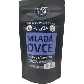 Křupavý sýr Mladá Ovce 50g (Křupavý lyofilizovaný sýr Mladá Ovce 50g)
