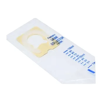 Nádoba na moč ZARYS International Group Močový sáček k odběru vzorků u kojenců a dětí, pro chlapce, 100 ml, sterilní, 100 ks Varianta: Bez polstrování