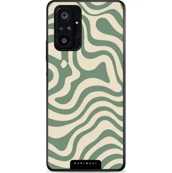 Pouzdro na mobilní telefon Lesklý kryt Mobiwear Glossy - Xiaomi Redmi Note 10 pro - GA57G Zelené a béžové zkrouceniny (Prémiové lesklé pouzdro, obal, kryt Mobiwear Glossy na mobil Xiaomi Redmi Note 10 pro - GA57G Zelené a béžové zkrouceniny, materiál Plast + TPU silikon - krytí po)