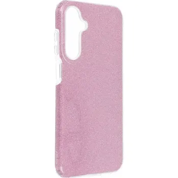 Pouzdro na mobilní telefon Třpytivé pouzdro Coolcase Shining na mobil Samsung Galaxy A25 5G Pink (Silikonový + plastový kryt či obal na mobilní telefon Samsung Galaxy A25 5G Pink)