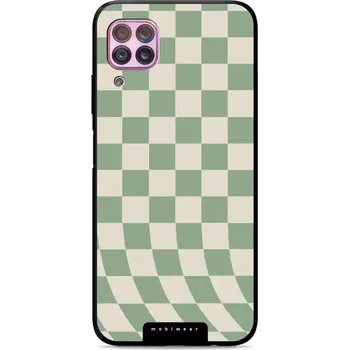 Pouzdro na mobilní telefon Lesklý kryt Mobiwear Glossy - Huawei P40 Lite - GA58G Zelená a béžová šachovnice (Prémiové lesklé pouzdro, obal, kryt Mobiwear Glossy na mobil Huawei P40 Lite - GA58G Zelená a béžová šachovnice, materiál Plast + TPU silikon - krytí po všech stranách,)