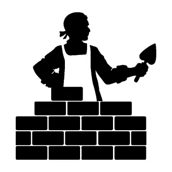 Samolepící dekorace SAMOLEPKA Zedník 001 pravá cihlová zeď (01 - černá) NA AUTO, NÁLEPKA, FÓLIE, POLEP, TUNING, VLASTNÍ TEXT, TISK, AUTOSAMOLEPKY.cz, POLEPY, OBRÁZEK, LOGO, SAMOLEPKY