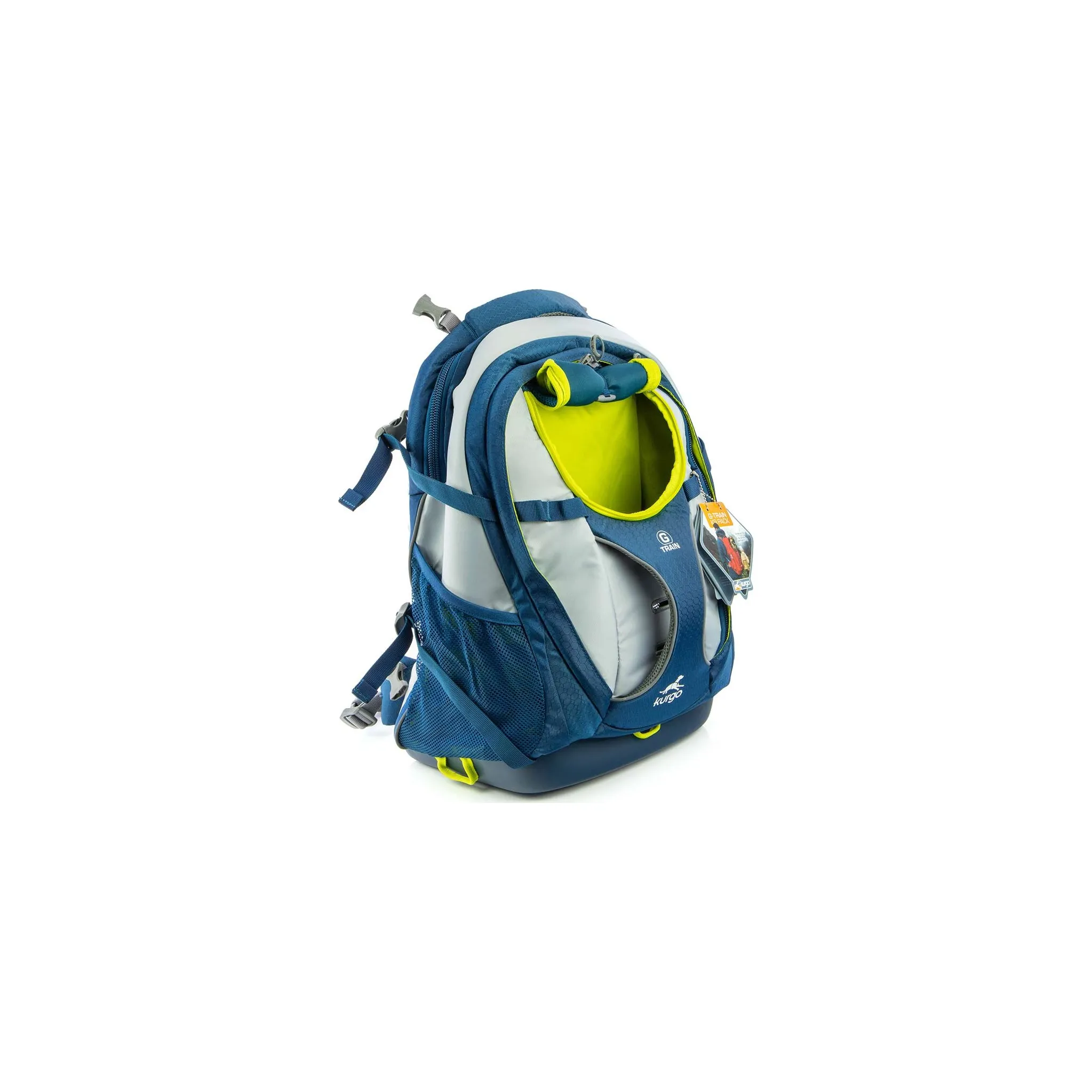 Fotografie 25 - Psí batoh Kurgo G-Train Dog Carrier Backpack 53,34 x 33,02 x 25,4 cm inkoustově modrý