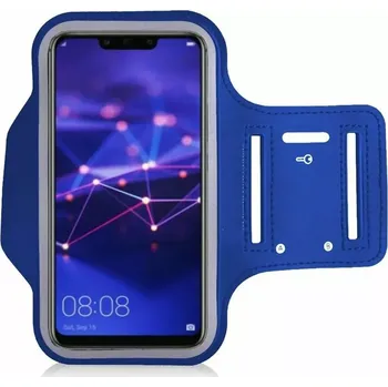 Pouzdro na mobilní telefon Sportovní pouzdro na ruku na běhání Armband pro mobily do 4,7" Modré (Pouzdro na běhání pro mobilní telefony do 4,7 palců, Modré)