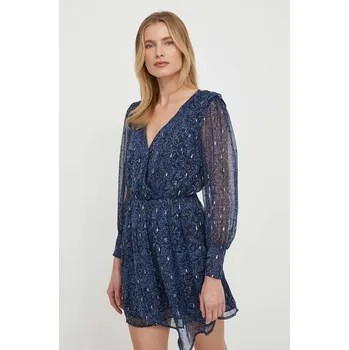 Dámské šaty Šaty Pepe Jeans Camille tmavomodrá barva, mini, PL953521 59X, vel. L