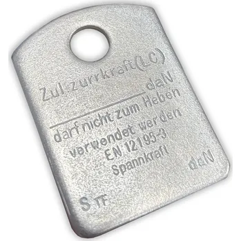 psí známka SVX Identifikační štítek hranatý EG hranatý