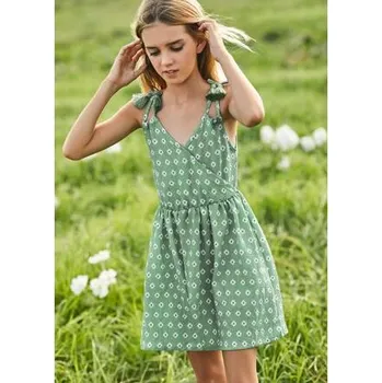 Dívčí šaty dívčí letní vzdušné šaty na ramínka Mayoral 6951-34 velikost 170