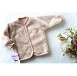 AMÁLKA Chlupatý kojenecký kabátek, oříškový Velikost: 86