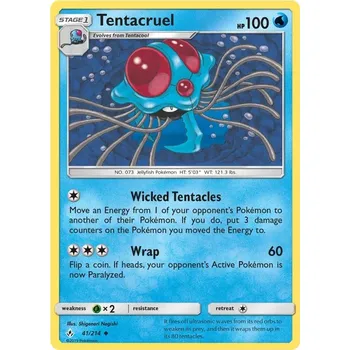 Sběratelská karetní hra Tentacruel 041/214 - Unbroken Bonds Typ karty: Non-Holo