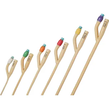 Nádoba na moč ZARYS International Group Katetr Foley 2cestný, latex potažený silikonem, sterilní, ventil plast, balónek 3-5 ml, 270 mm, 10ks Varianta: CH10/270mm (černý)