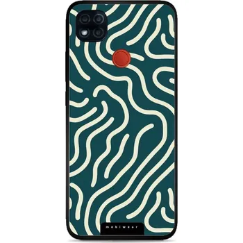 Pouzdro na mobilní telefon Lesklý kryt Mobiwear Glossy - Xiaomi Redmi 9C - GA61G Béžové linky (Prémiové lesklé pouzdro, obal, kryt Mobiwear Glossy na mobil Xiaomi Redmi 9C - GA61G Béžové linky, materiál Plast + TPU silikon - krytí po všech stranách, neošoupatelný potisk, tenké)