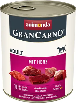 Krmivo pro psa Animonda GranCarno Adult konzerva vepřové/srdce