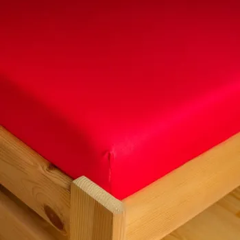 Prostěradlo Aaryans JERSEY prostěradlo červené 180x200cm