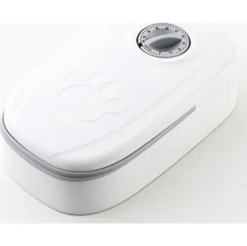 miska pro kočku Automatická miska na krmení - s víkem na časovač pro pejsky a kočičky Barva: Šedá, Velikost: jedna miska